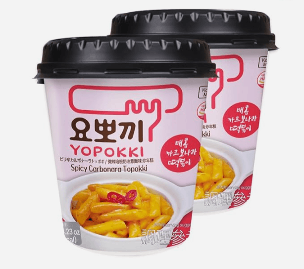 Spicy Carbonara Tteokbokki Cup